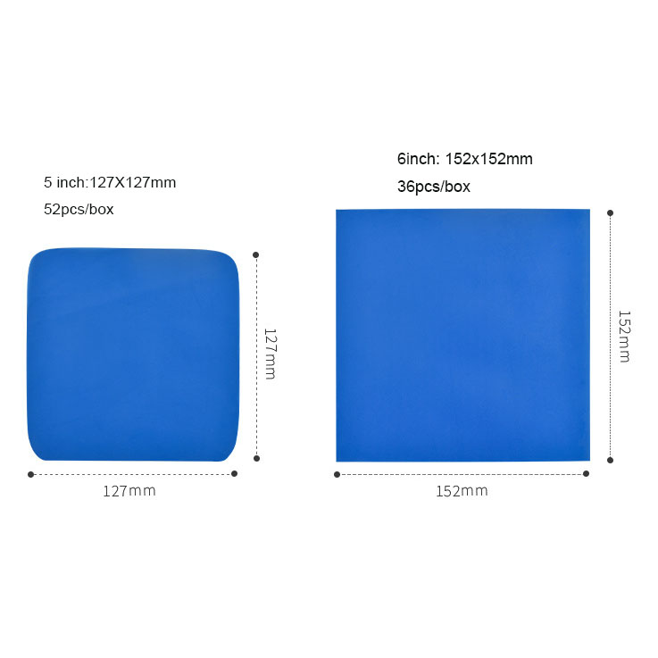 Disposable dental latex silk blue dam sheet rubber dental dam